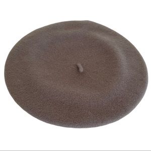 Parkhurst NWT 100% Wool Dark Grey Beret